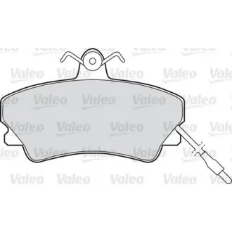 Комплект тормозных колодок, дисковый тормоз VALEO 540534