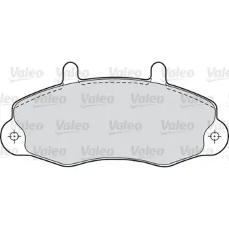 Комплект тормозных колодок, дисковый тормоз VALEO 540557