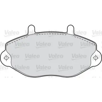 Комплект тормозных колодок, дисковый тормоз VALEO 540558