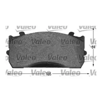 Комплект тормозных колодок, дисковый тормоз VALEO 541659
