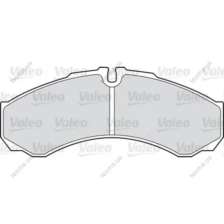 Комплект тормозных колодок, дисковый тормоз VALEO 541683 (фото 1)
