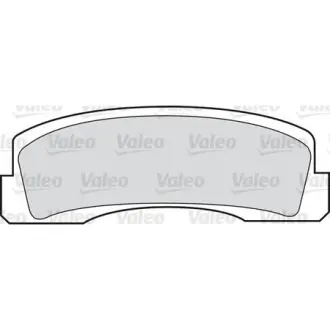 Комплект тормозных колодок, дисковый тормоз VALEO 551447