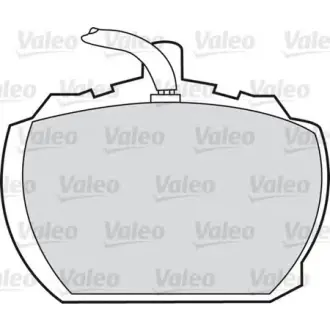 Комплект тормозных колодок, дисковый тормоз VALEO 551500