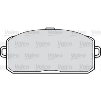 Комплект тормозных колодок, дисковый тормоз VALEO 551504