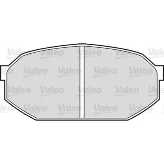 Комплект тормозных колодок, дисковый тормоз VALEO 551672