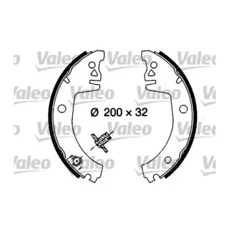 Комплект тормозных колодок VALEO 553758