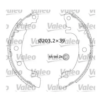 Комплект тормозных колодок VALEO 554702