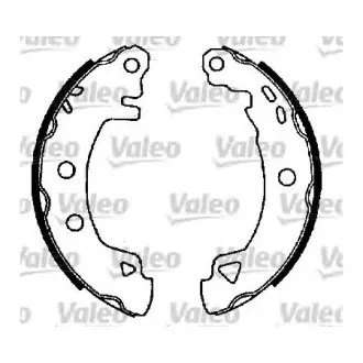 Комплект тормозных колодок VALEO 554720