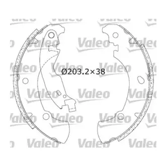 Комплект тормозных колодок VALEO 554740