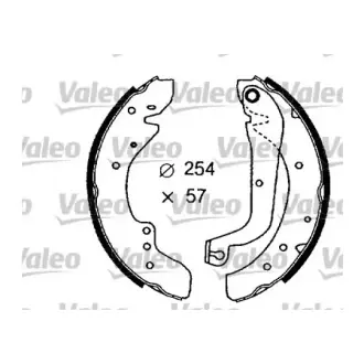 Комплект тормозных колодок VALEO 554744