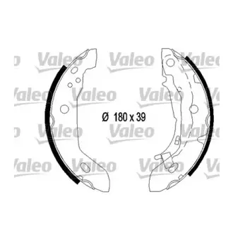 Комплект тормозных колодок VALEO 554756