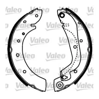 Комплект тормозных колодок VALEO 554808