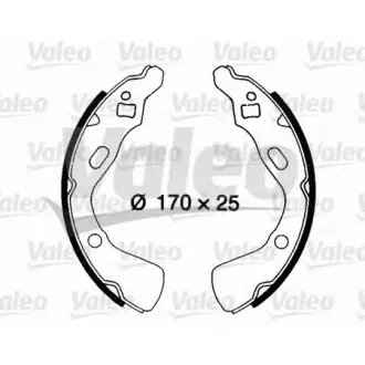 Комплект тормозных колодок VALEO 562623