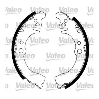 Комплект тормозных колодок VALEO 562625