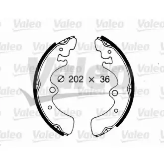 Комплект тормозных колодок VALEO 562681