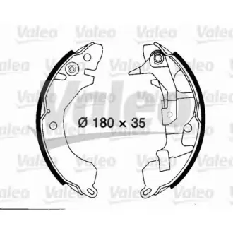 Комплект тормозных колодок VALEO 562705
