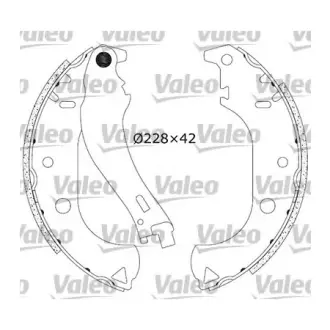 Комплект тормозных колодок VALEO 562806