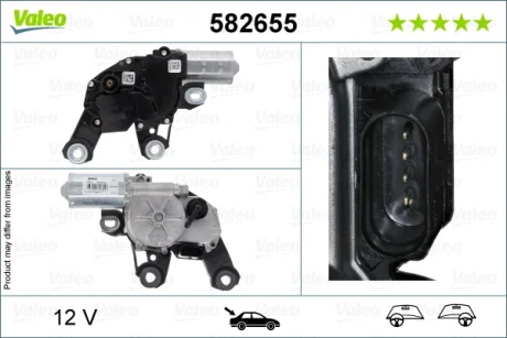 Двигун склоочисника Valeo VALEO 582655