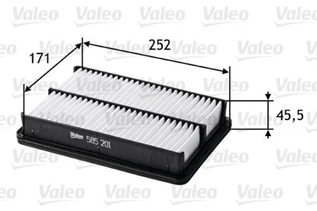 Фільтр повітряний VALEO 585201