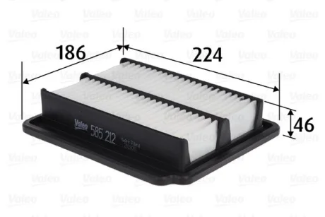 Фільтр повітряний VALEO 585212
