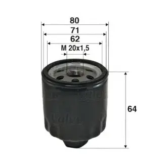 Фільтр масляний VALEO 586003