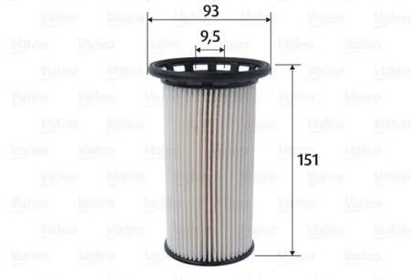 Фільтр паливний VALEO 587095