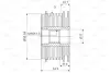 Шкив генератора VALEO 588114 (фото 1)