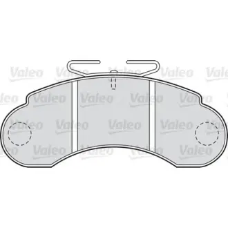 Комплект тормозных колодок, дисковый тормоз VALEO 598000