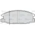 Комплект тормозных колодок, дисковый тормоз VALEO 598020 (фото 1)