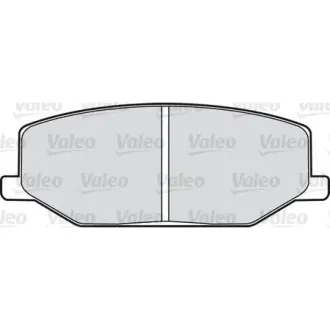 Комплект тормозных колодок, дисковый тормоз VALEO 598021