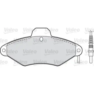 Комплект тормозных колодок, дисковый тормоз VALEO 598031