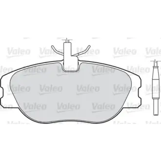Комплект тормозных колодок, дисковый тормоз VALEO 598064