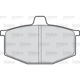 Комплект тормозных колодок, дисковый тормоз VALEO 598076