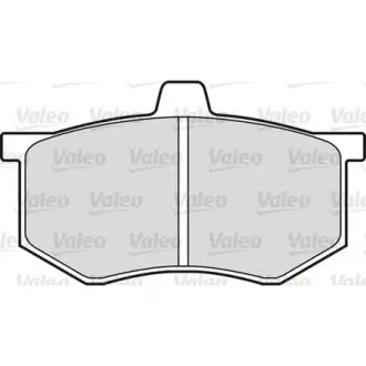 Комплект тормозных колодок, дисковый тормоз VALEO 598089