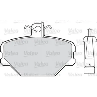 Комплект тормозных колодок, дисковый тормоз VALEO 598095