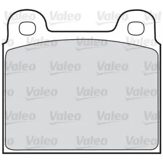 Комплект тормозных колодок, дисковый тормоз VALEO 598111