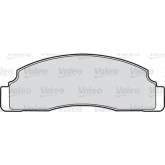 Комплект тормозных колодок, дисковый тормоз VALEO 598165