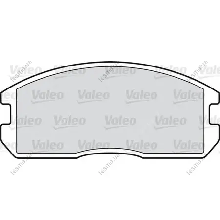 Комплект тормозных колодок, дисковый тормоз VALEO 598224 (фото 1)