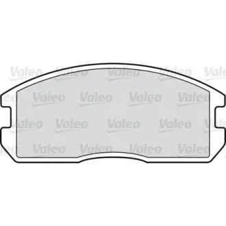 Комплект тормозных колодок, дисковый тормоз VALEO 598224