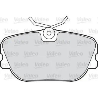 Комплект тормозных колодок, дисковый тормоз VALEO 598241