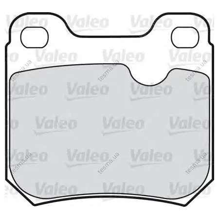 Комплект тормозных колодок, дисковый тормоз VALEO 598253 (фото 1)