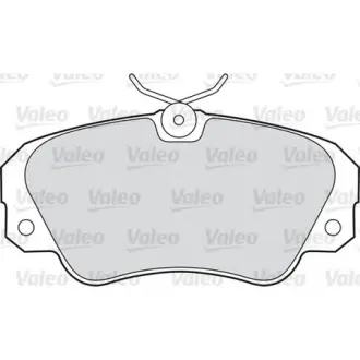 Комплект тормозных колодок, дисковый тормоз VALEO 598256