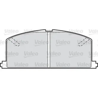 Комплект тормозных колодок, дисковый тормоз VALEO 598266