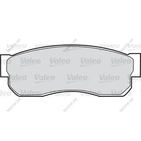 Комплект тормозных колодок, дисковый тормоз VALEO 598278 (фото 1)