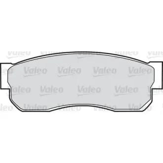 Комплект тормозных колодок, дисковый тормоз VALEO 598278