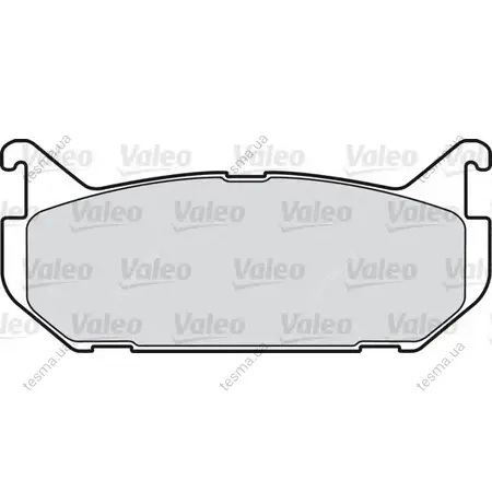 Комплект тормозных колодок, дисковый тормоз VALEO 598290 (фото 1)