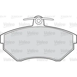 Комплект тормозных колодок, дисковый тормоз VALEO 598330