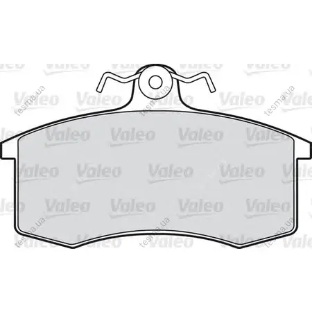 Комплект тормозных колодок, дисковый тормоз VALEO 598406 (фото 1)