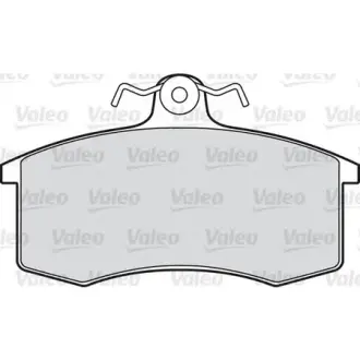 Комплект тормозных колодок, дисковый тормоз VALEO 598406