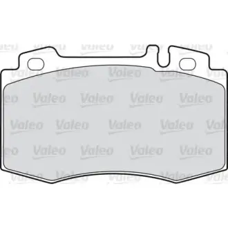 Комплект тормозных колодок, дисковый тормоз VALEO 598445